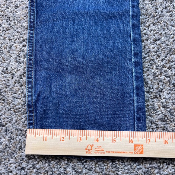 Vintage Levi's 560 Women's 24x29 Loose Fit Straight Jeans Made USA Dark Wash 90s - Picture 8 of 10